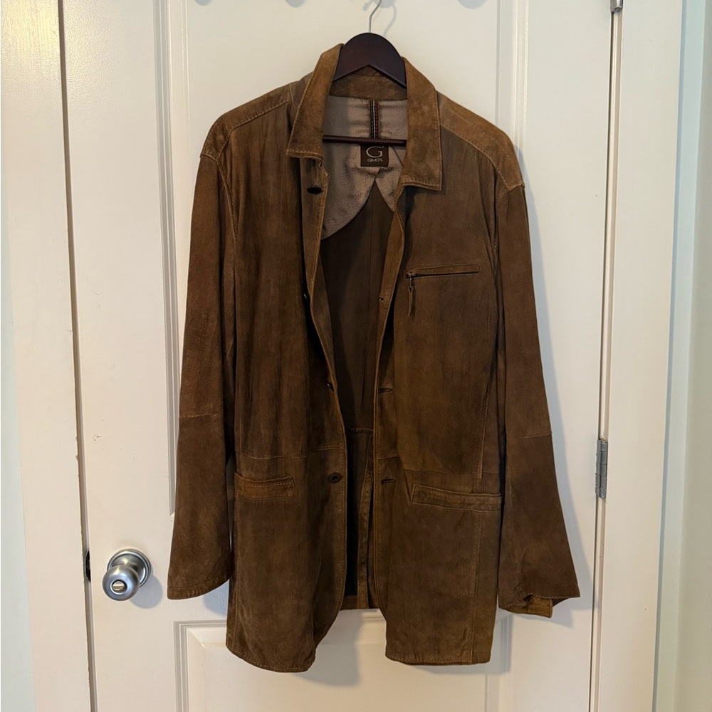 Gimo Italian leather suede jacket